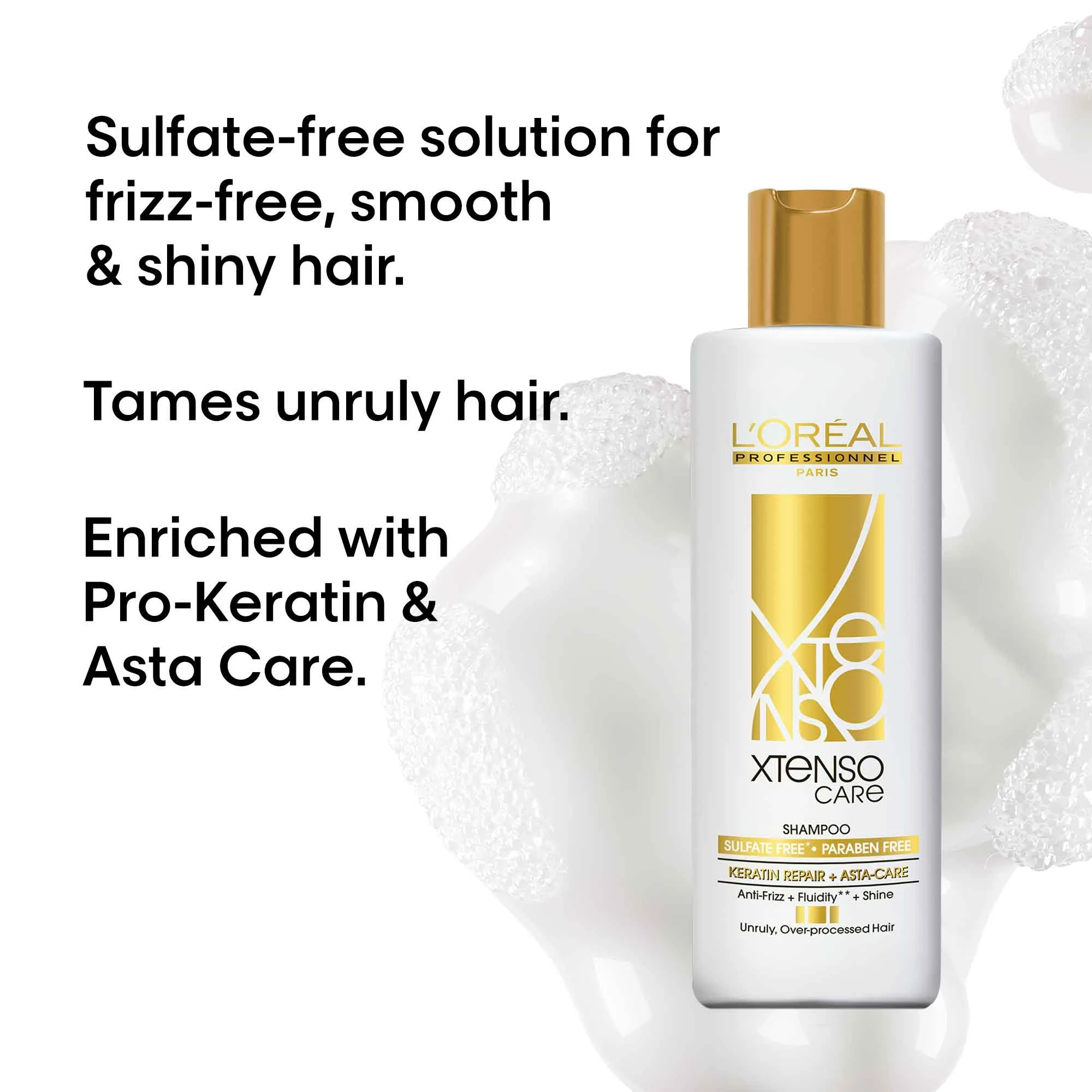 loreal xtenso care shampoo pro keratin gold